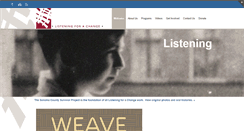 Desktop Screenshot of listeningforachange.org